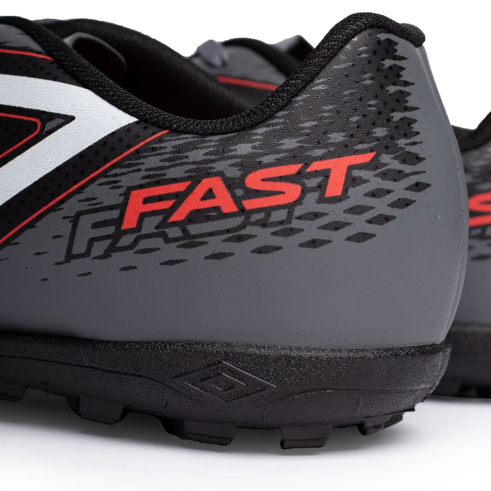 Chuteira Masculina Umbro Society Fast II Cinza/Branco Cinza/Branco 6