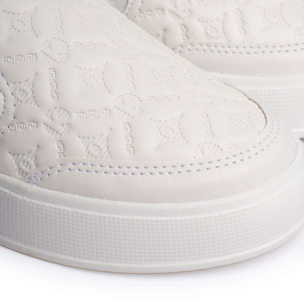 Tênis Feminino Kolosh Slip On Off White/Dourado Off White 6