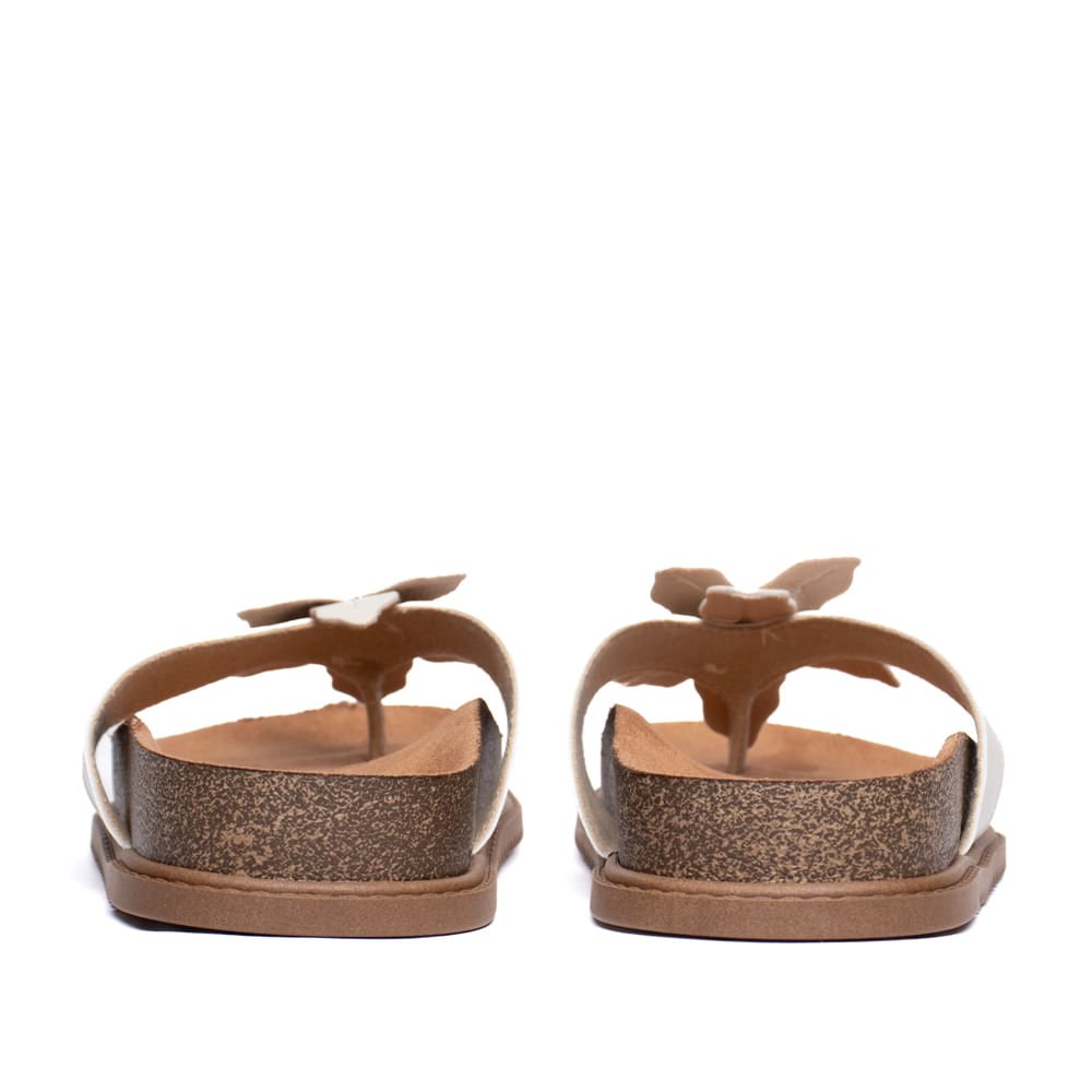 Chinelo Feminino Beira Rio Flatform Tiras Off White Off White 4