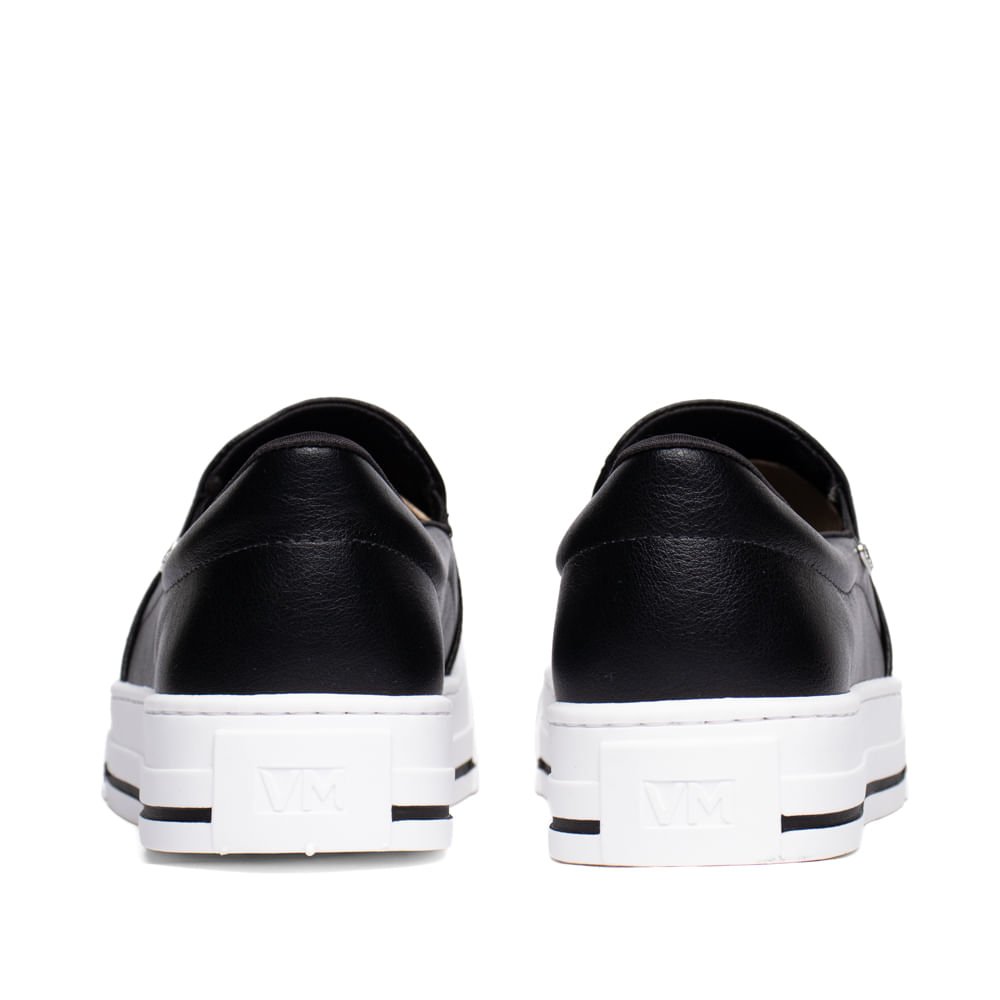 Tênis Feminino Via Marte Slip On Napa Preto Preto 3