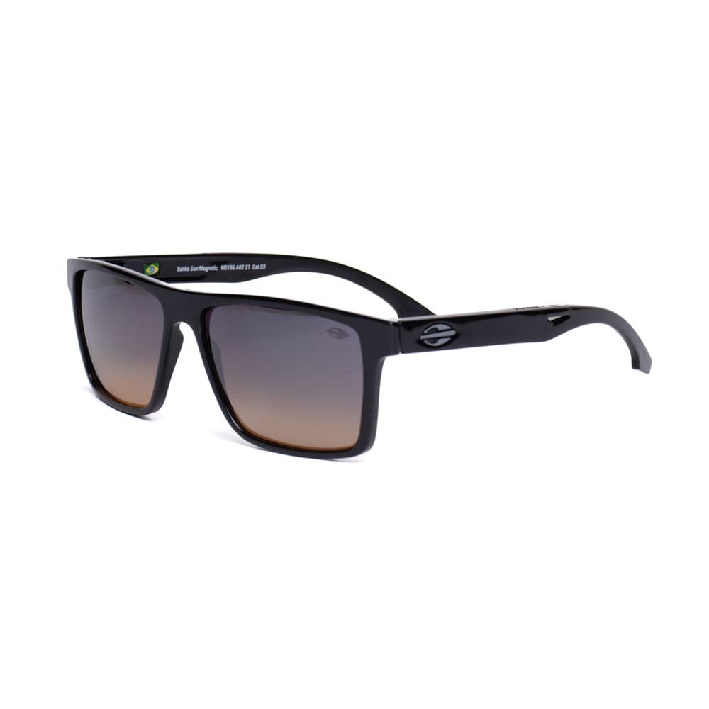Óculos Unissex Mormaii Banks Sun Magnetic CAT-03 Preto