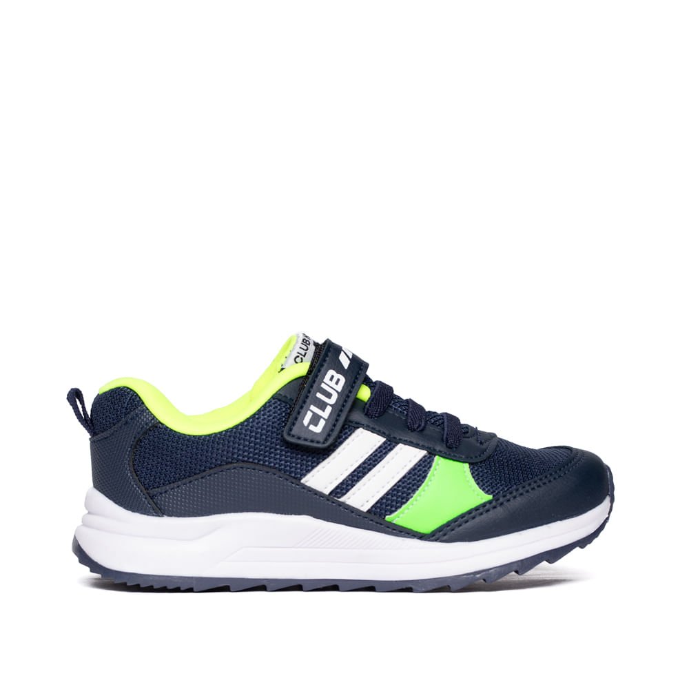 Tênis Infantil Club Happy Marinho/Verde