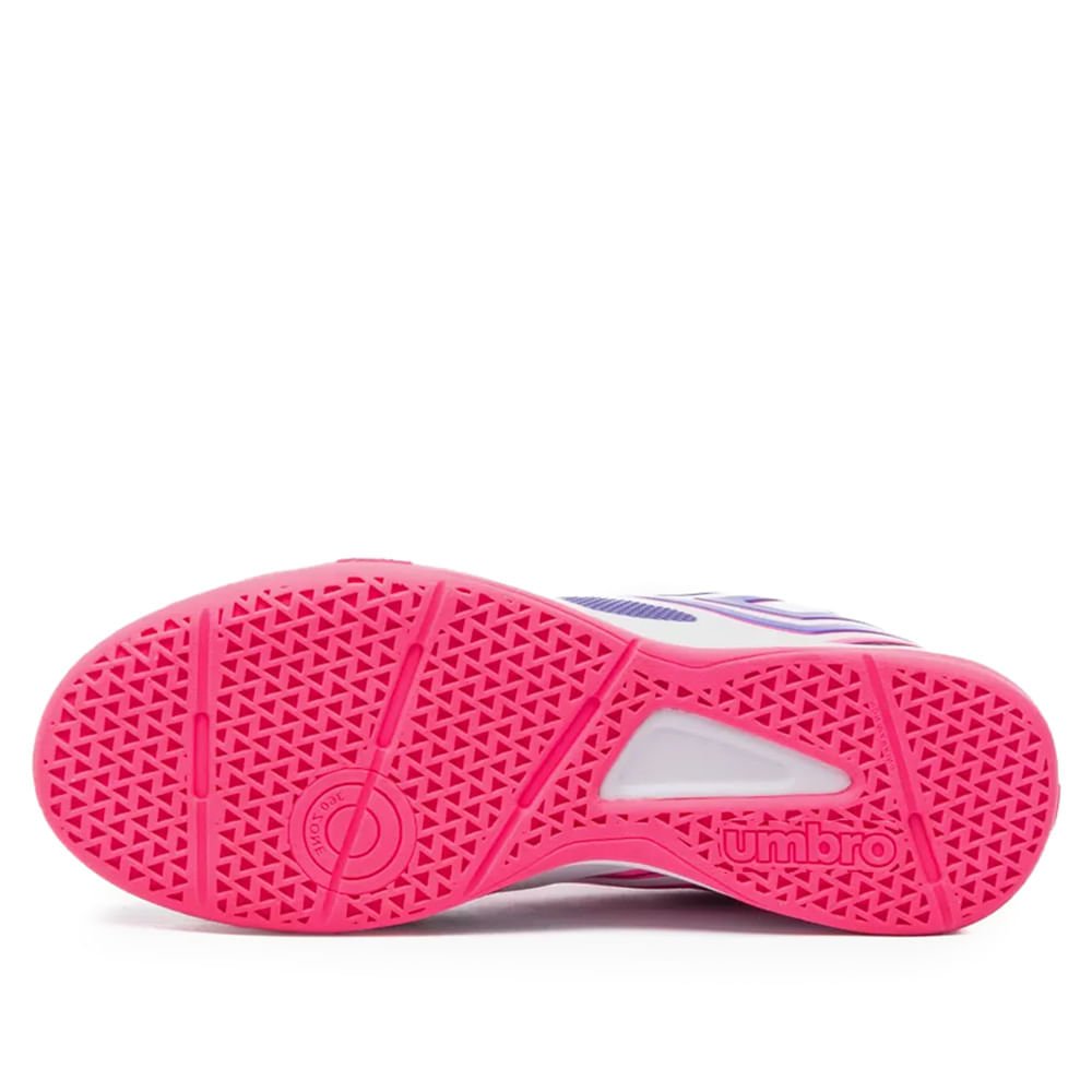 Chuteira Futsal Umbro Pro 5 Bump Club Roxo Branco Rosa Branco/Rosa/Roxo 2