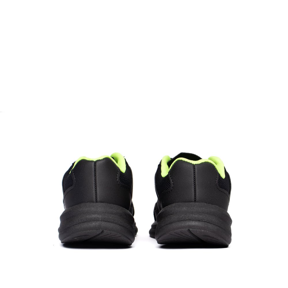 Tênis Infantil Molekinho Napa Preto/Verde Preto/Verde 3