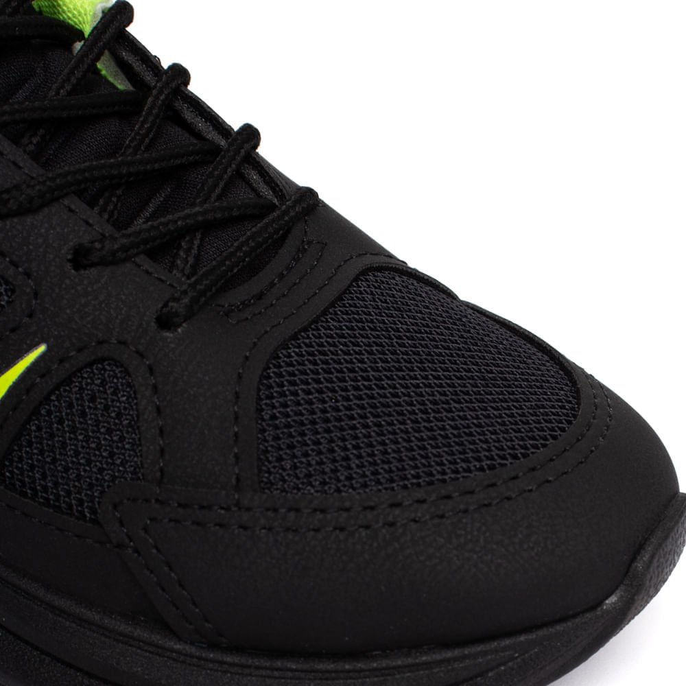 Tênis Infantil Molekinho Napa Preto/Verde Preto/Verde 5