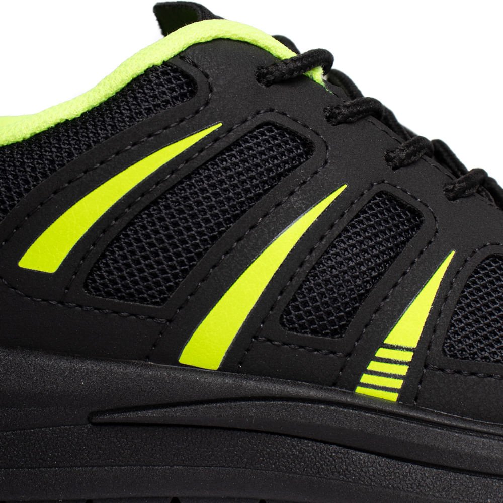 Tênis Infantil Molekinho Napa Preto/Verde Preto/Verde 6