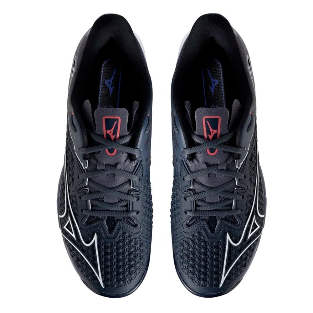 Tênis Masculino Mizuno Wave Exceed Tour 6 CC Cinza/Marinho Cinza/Marinho 4