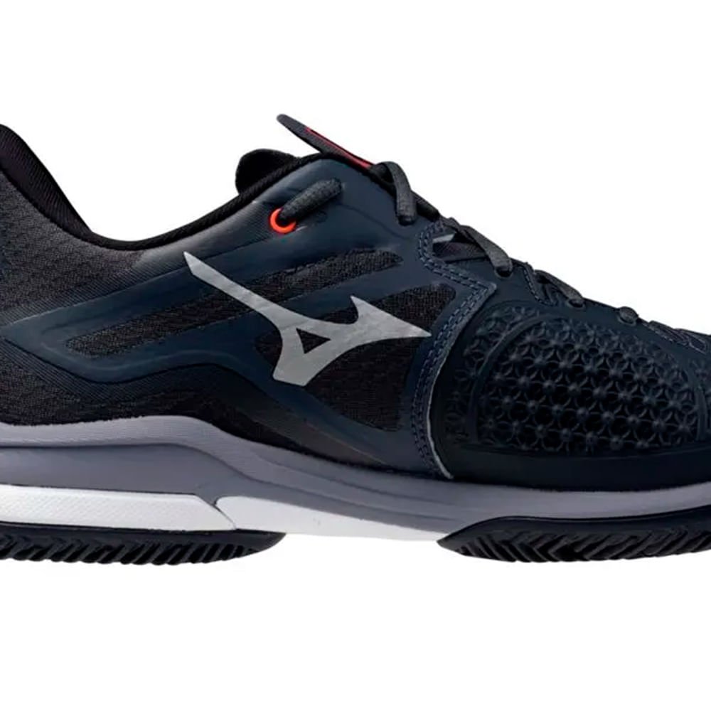 Tênis Masculino Mizuno Wave Exceed Tour 6 CC Cinza/Marinho Cinza/Marinho 5