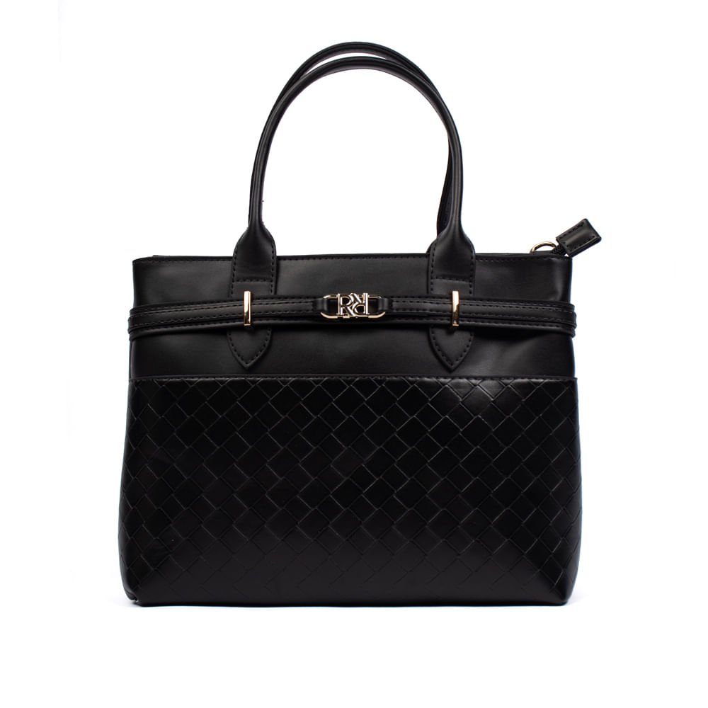 Bolsa Feminina Rafitthy Tote Napa Matelassê Média Preta