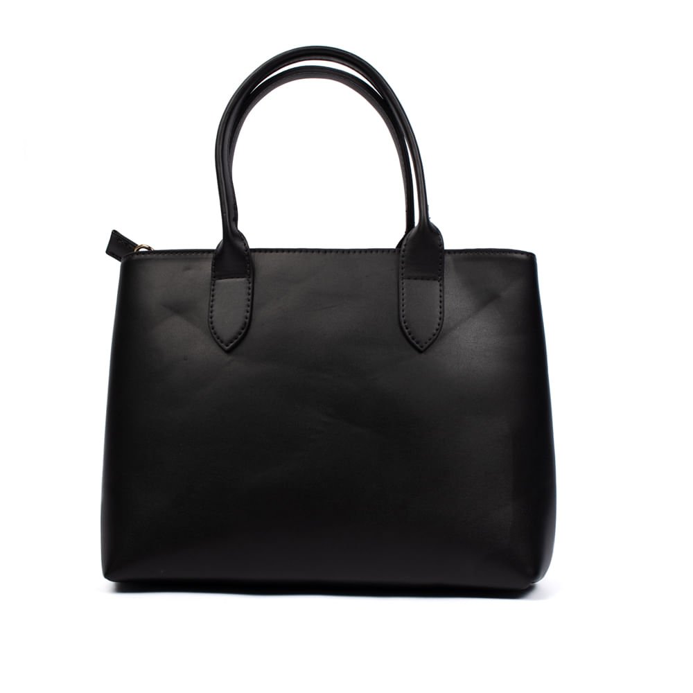 Bolsa Feminina Rafitthy Tote Napa Matelassê Média Preta Preto 2