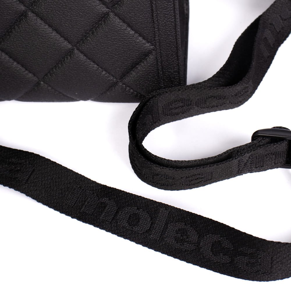 Bolsa Feminina Moleca Tote Pequena Texturizada Preto Preto 4