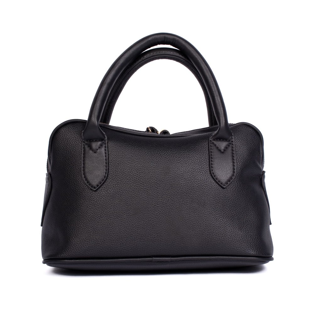 Bolsa Feminina Rafitthy Tote Extra Transversal Média Preto Preto 2