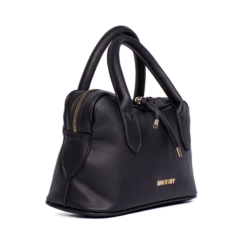 Bolsa Feminina Rafitthy Tote Extra Transversal Média Preto Preto 3