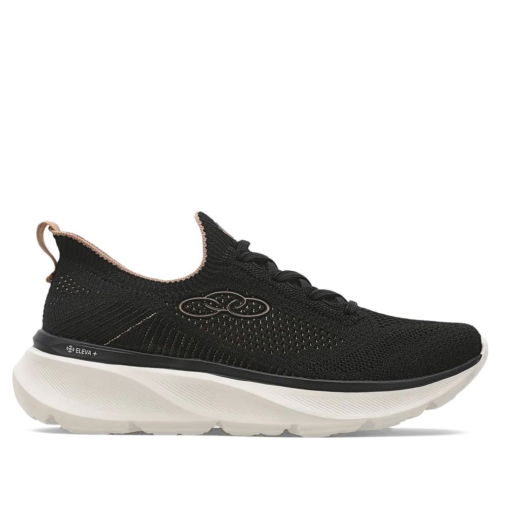 Tênis Feminino Olympikus Era Hypersox Preto/Bege Preto/Bege 1