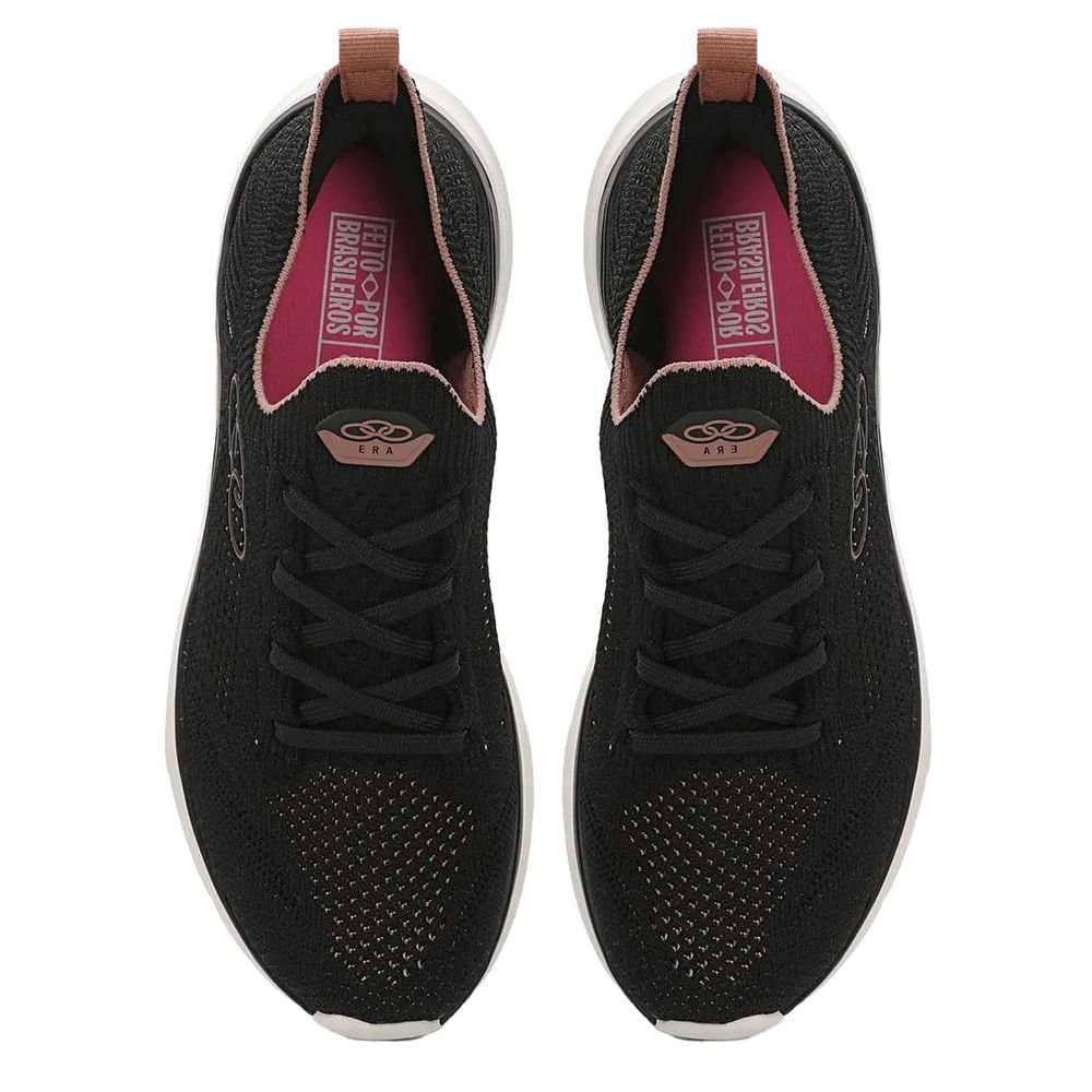 Tênis Feminino Olympikus Era Hypersox Preto/Bege Preto/Bege 4