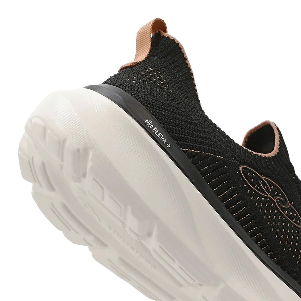 Tênis Feminino Olympikus Era Hypersox Preto/Bege Preto/Bege 6