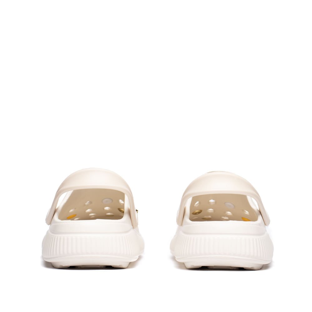 Sandália Babuche Feminina Moleca Pins EVA Off White Branco 4