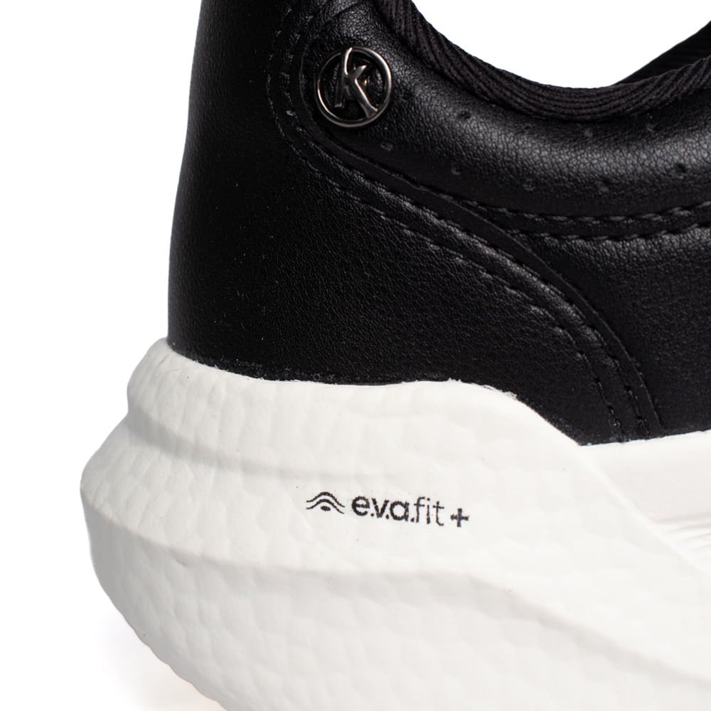 Tênis Feminino Kolosh Almeria Calce Fácil Preto Preto 6