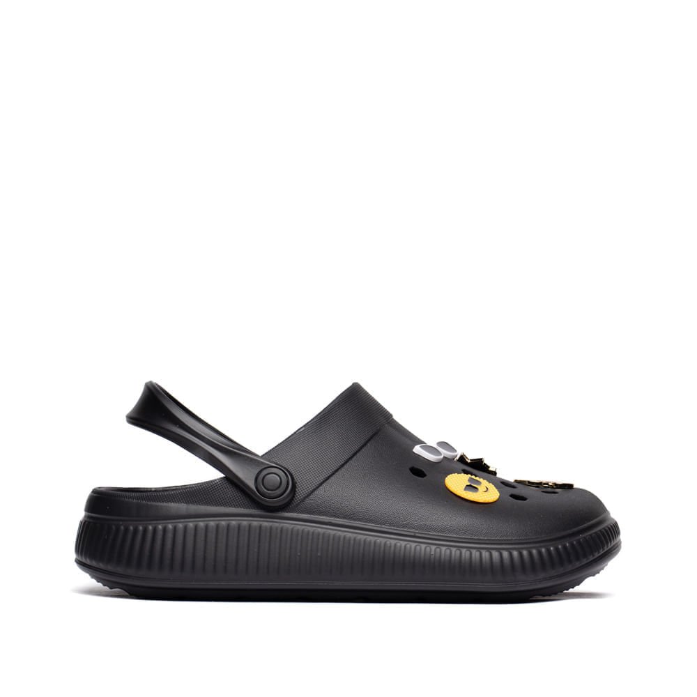 Sandália Babuche Feminina Moleca Pins EVA Preto