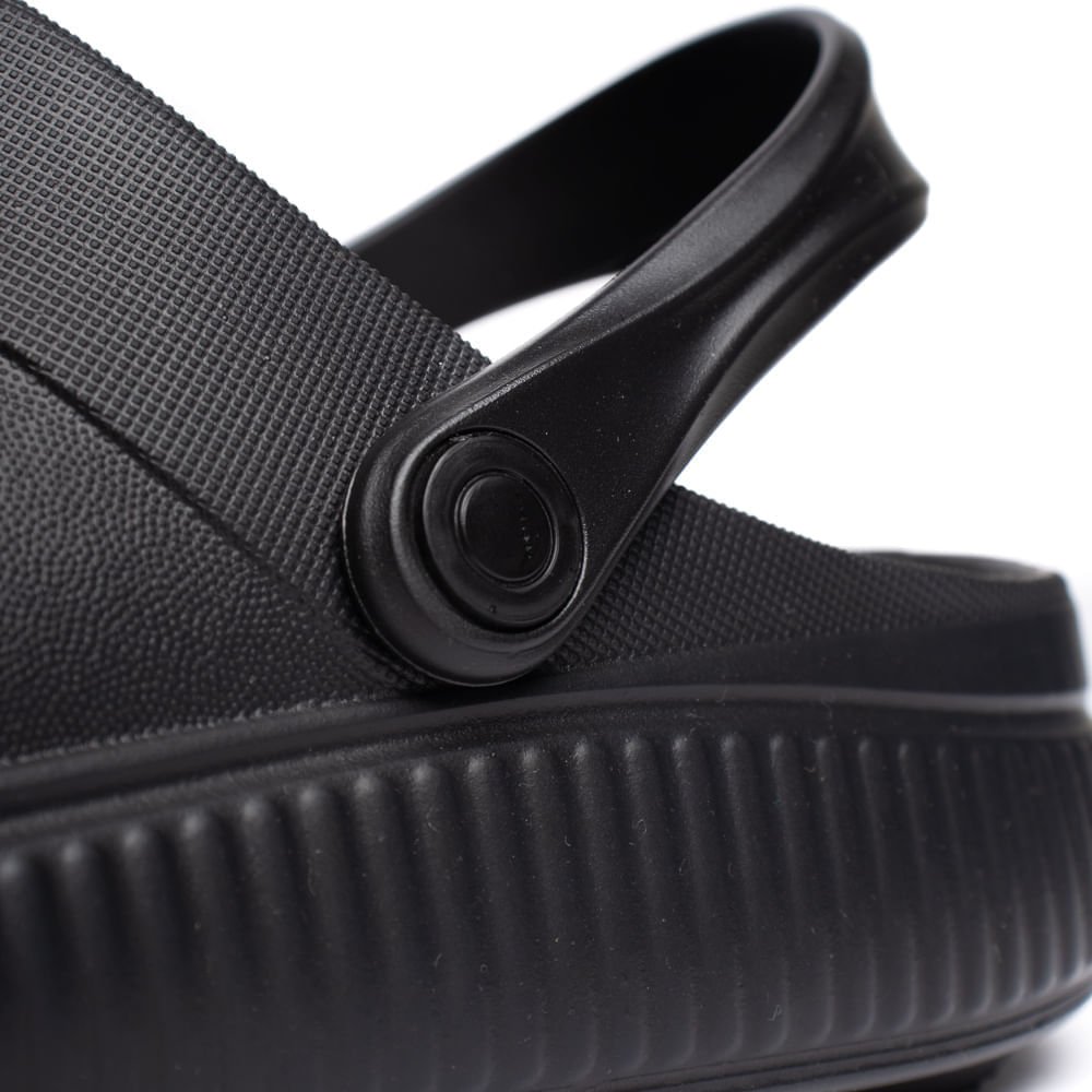 Sandália Babuche Feminina Moleca Pins EVA Preto Preto 6