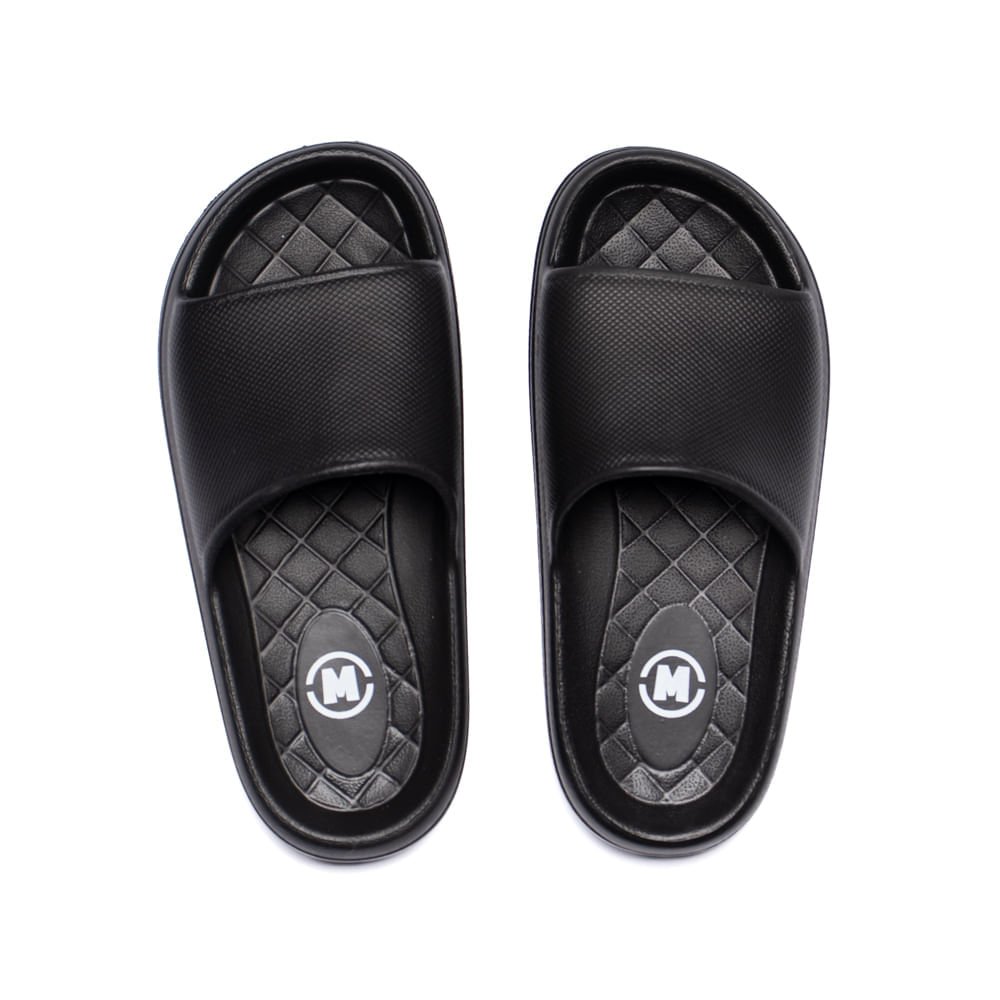 Chinelo Slide Infantil Molekinho EVA Anatômico Preto