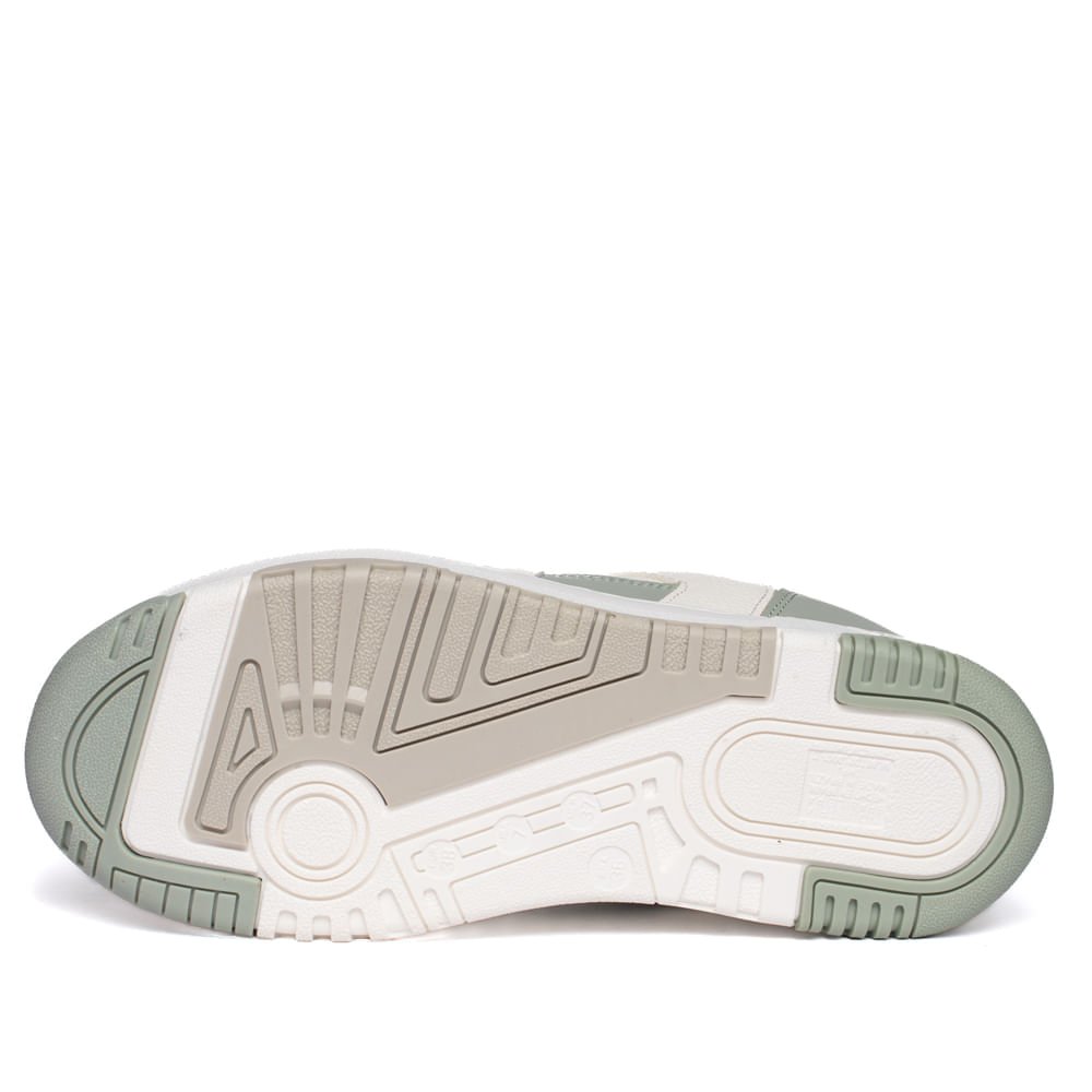 Tênis Feminino Via Marte Napa Plataforma Verde/Branco Branco/Cinza/Verde 2