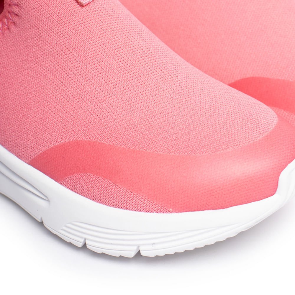 Tênis Infantil Klin Slip On Calce Fácil Têxtil Rosa/Verde Rosa/Verde 5