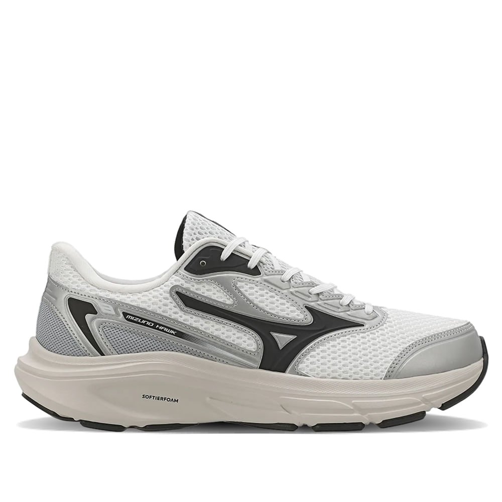 Tênis Masculino Mizuno Hawk 6 Branco/Cinza