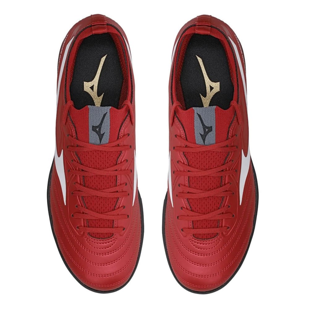 Chuteira Masculina Mizuno Society Regent AS Vermelho/Branco Vermelho/Branco 4