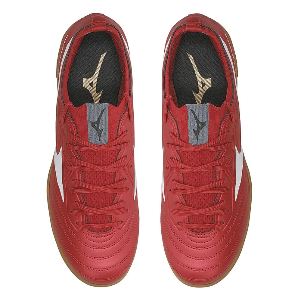 Chuteira Masculina Mizuno Futsal Regent IN Vermelho/Branco Vermelho/Branco 4