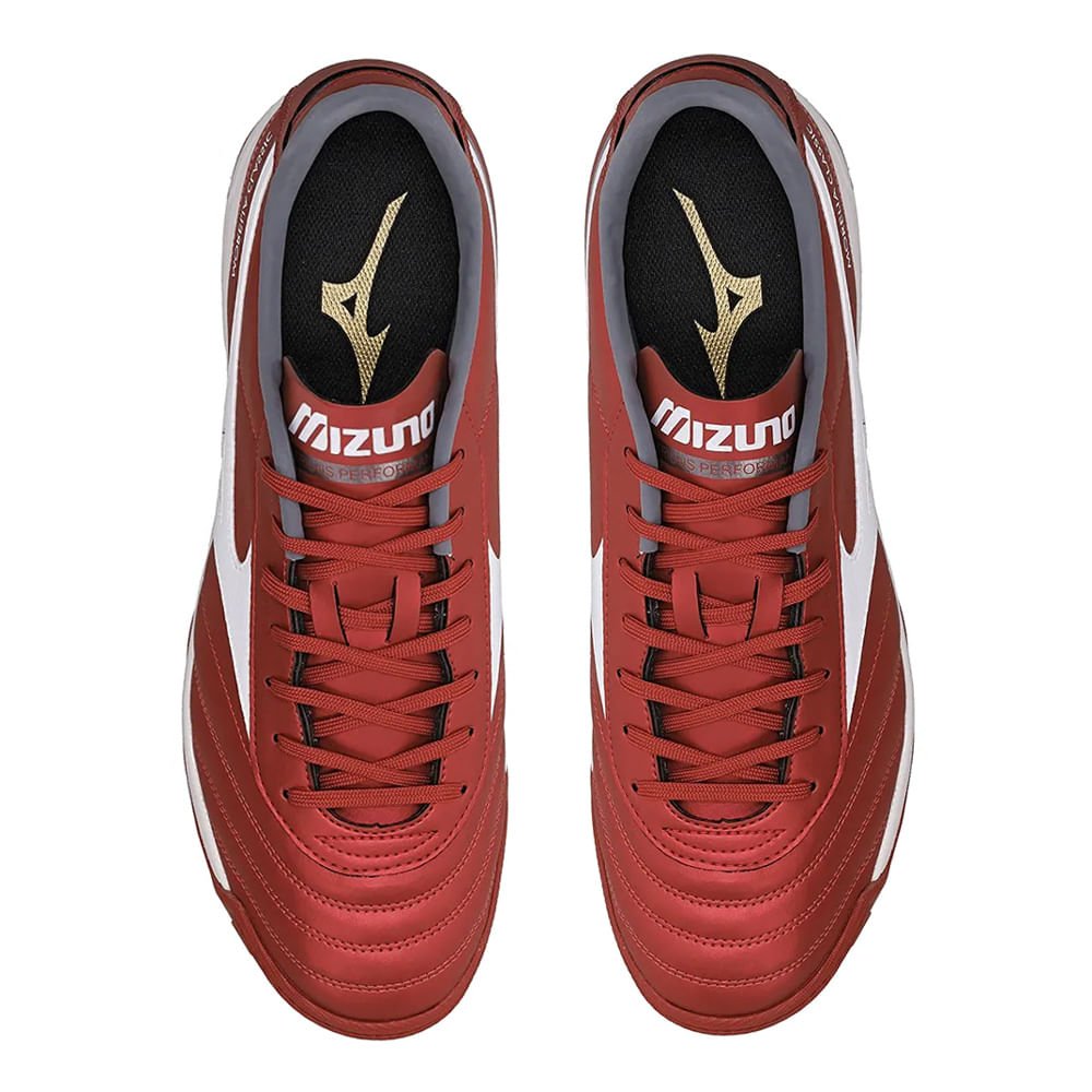 Chuteira Society Masculina Mizuno Morelia Classic Vermelho Vermelho 4