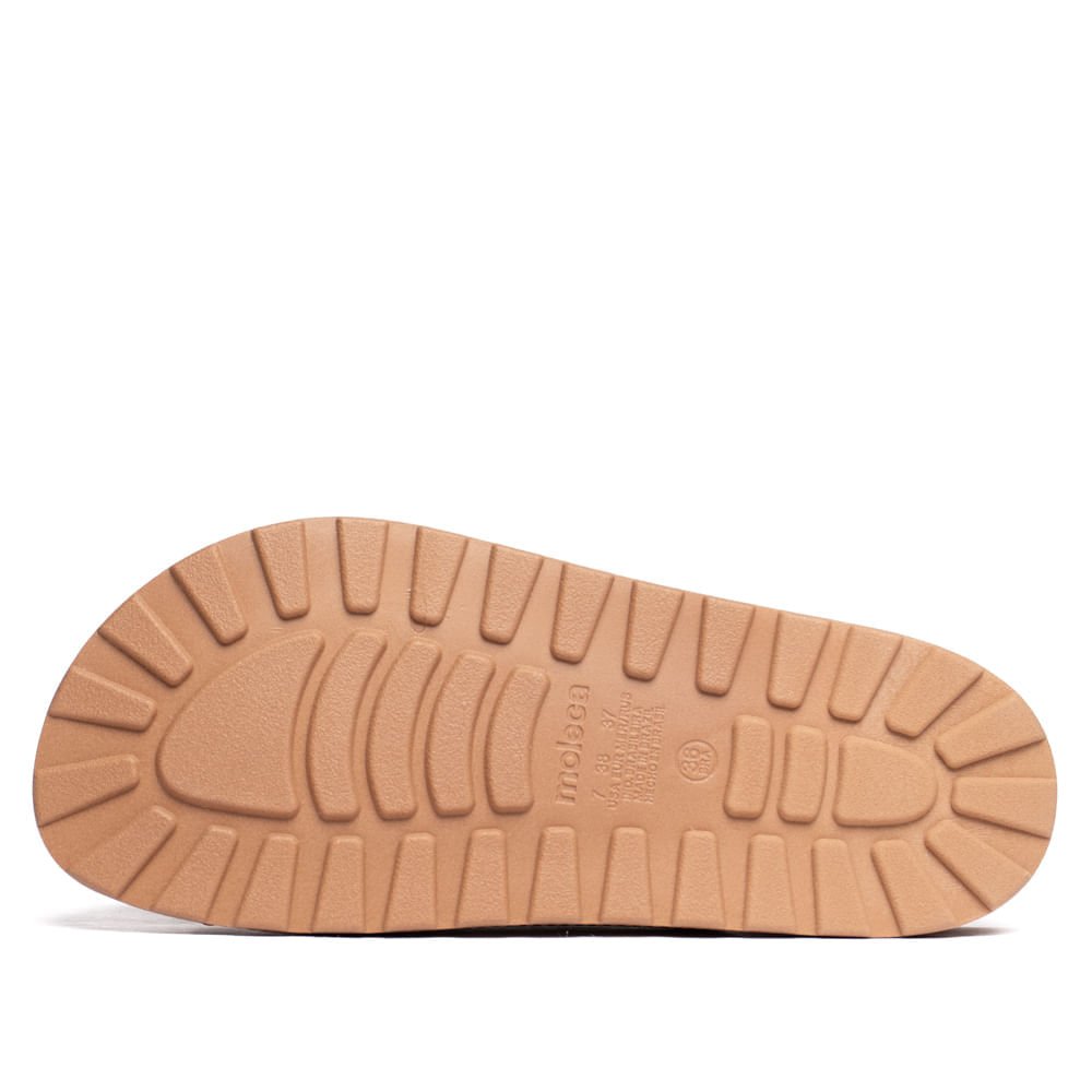 Chinelo Feminino Moleca Napa Aplicações Nude Nude 3