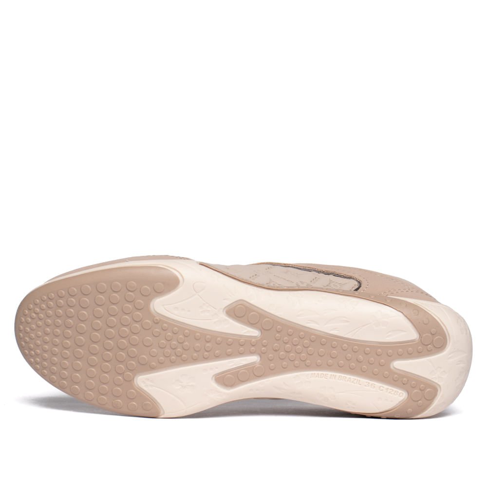 Tênis Feminino Kolosh Casual Calce Fácil Marrom Claro Marrom Claro 2