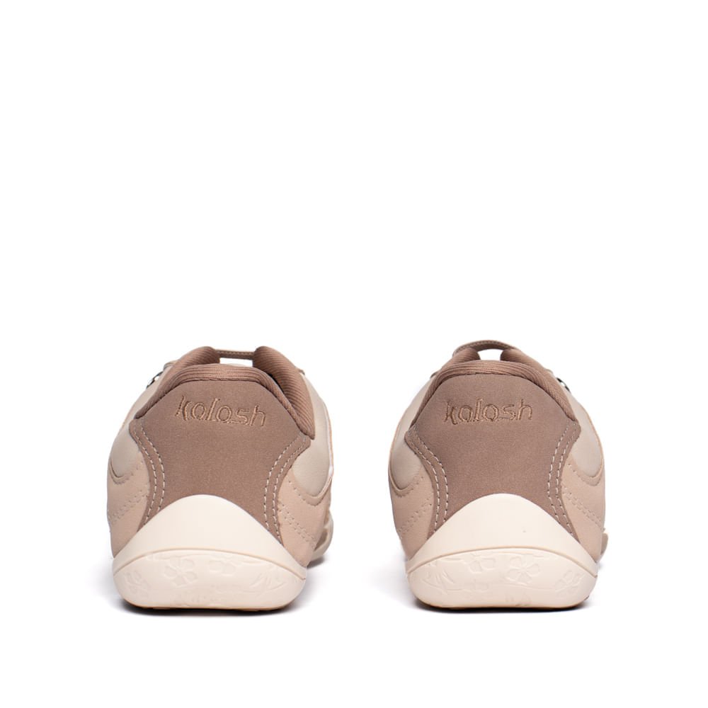 Tênis Feminino Kolosh Casual Calce Fácil Marrom Claro Marrom Claro 3
