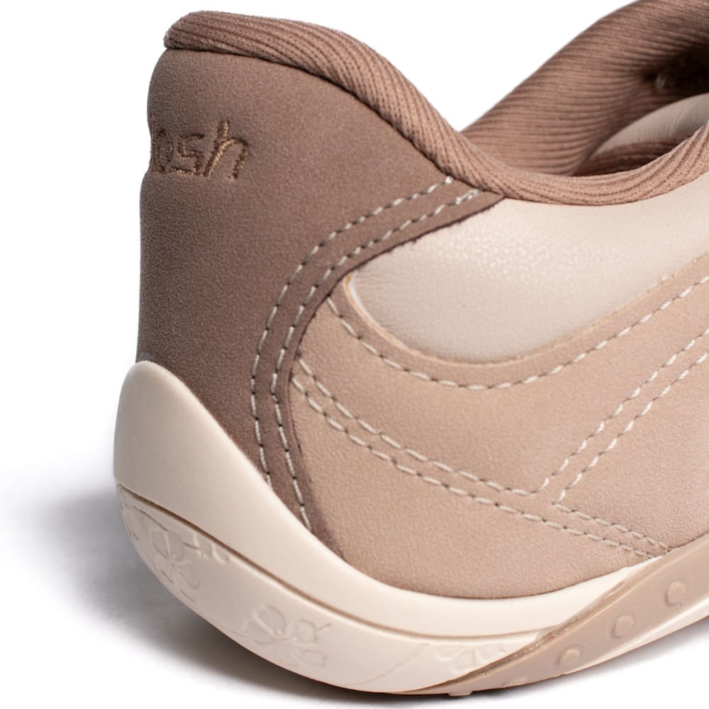 Tênis Feminino Kolosh Casual Calce Fácil Marrom Claro Marrom Claro 6