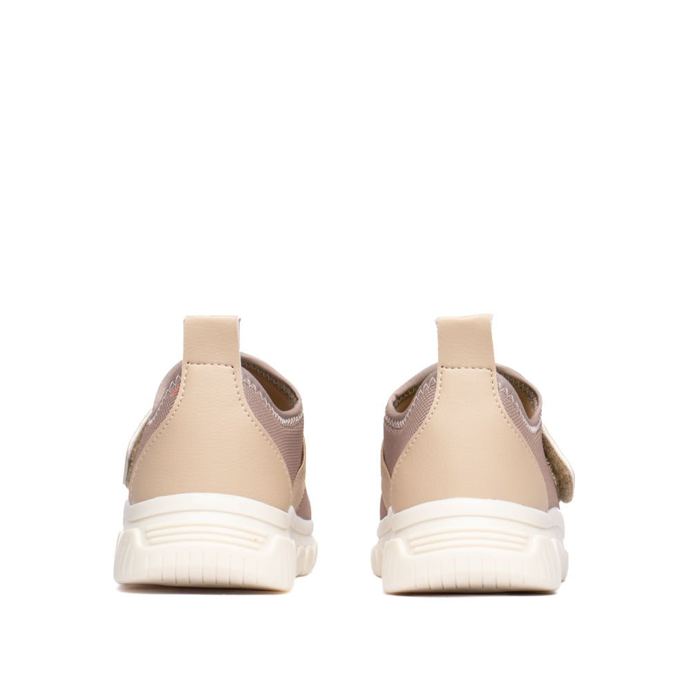 Tênis Infantil Novopé Soft Sport Calce Fácil Bege/Off White Bege 3