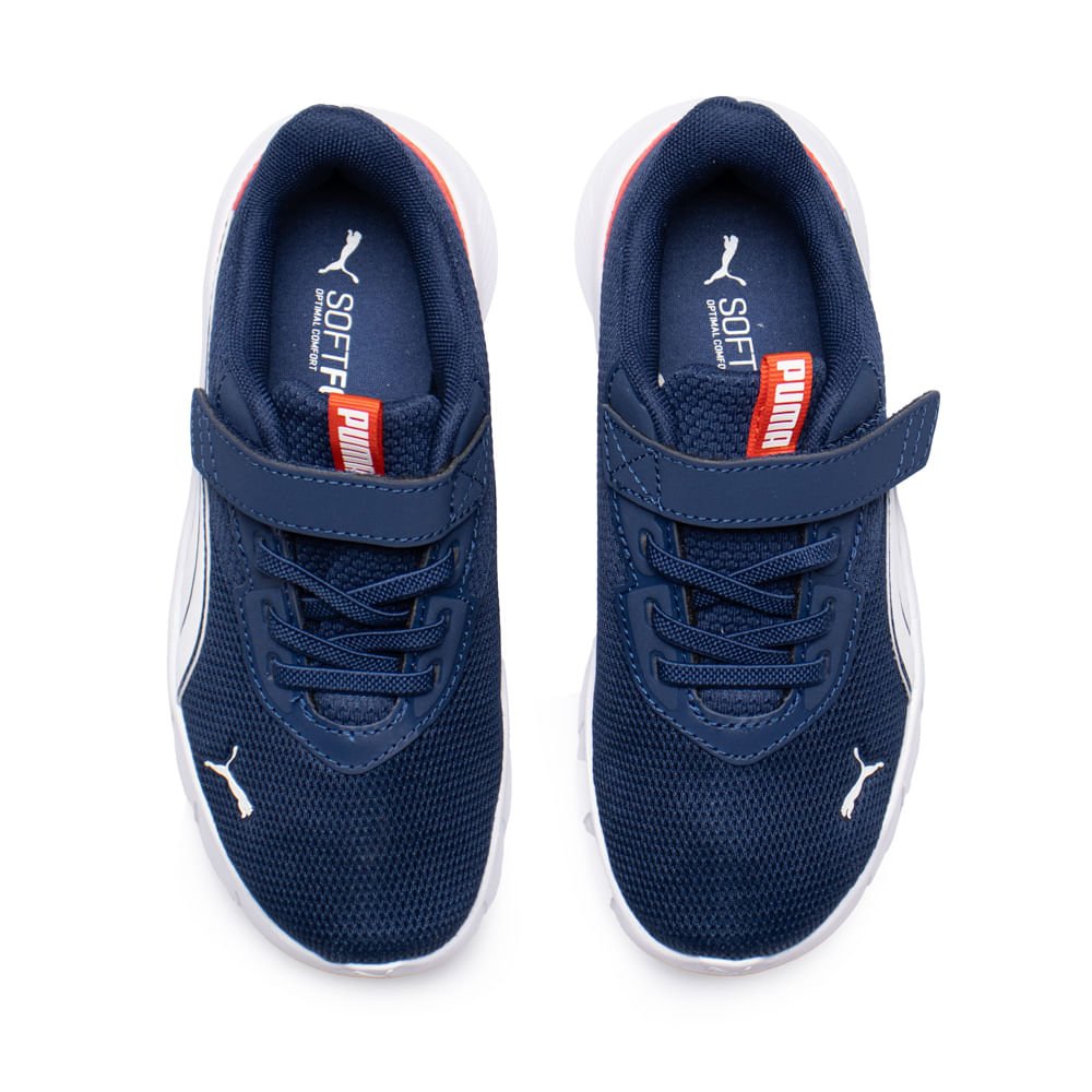 Tênis Infantil Puma FlexFocus Modern Marinho/Branco Marinho/Branco 4