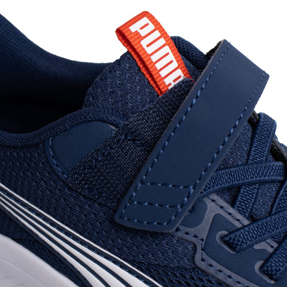 Tênis Infantil Puma FlexFocus Modern Marinho/Branco Marinho/Branco 6