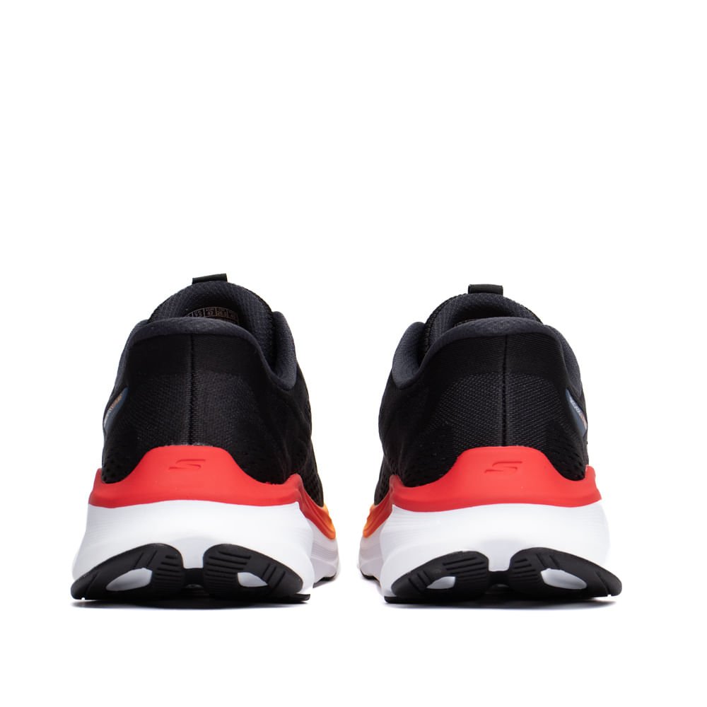 Tênis Masculino Skechers Max Run Slip-ins Preto/Multi Preto 3