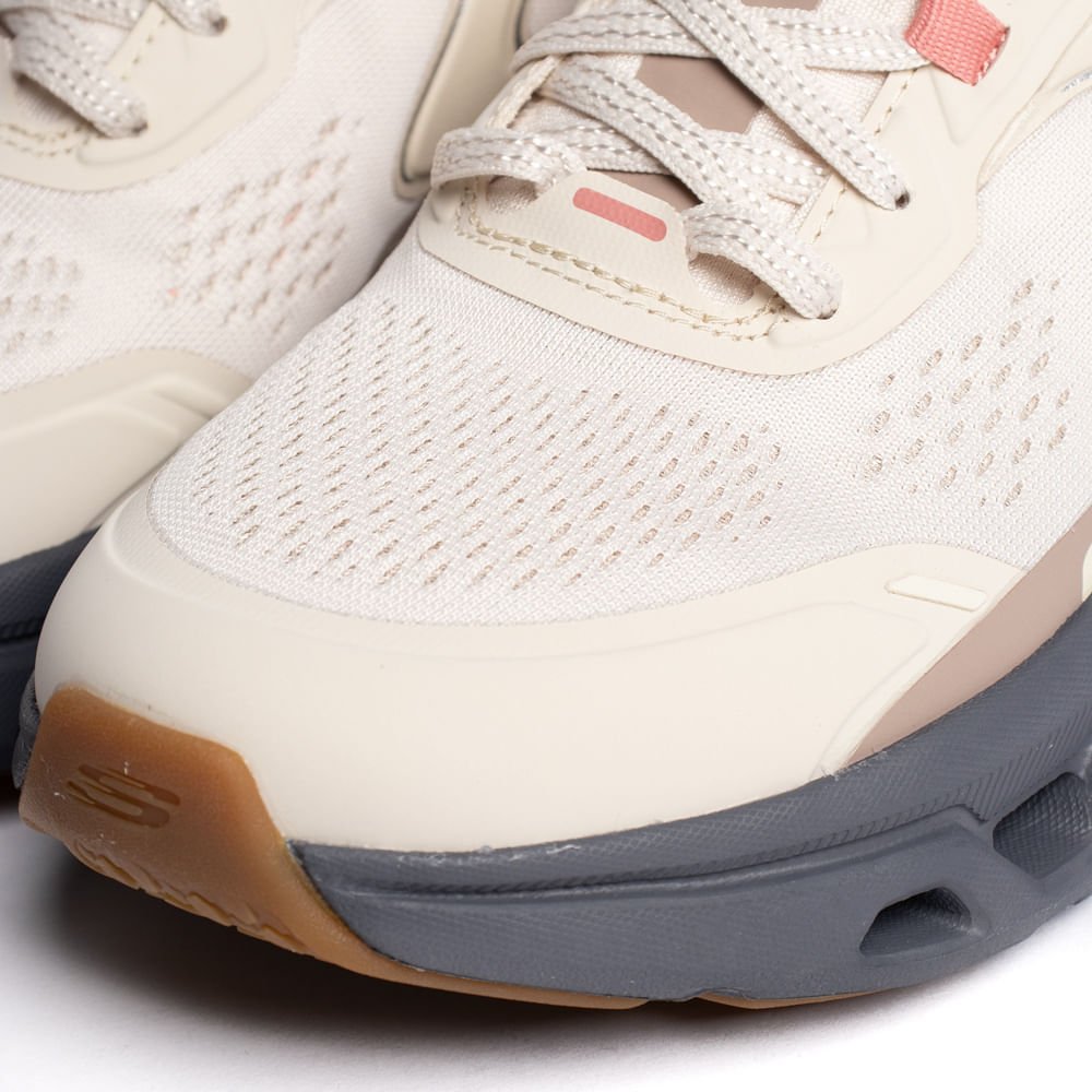 Tênis Feminino Skechers Glide Step Atlus Off White/Rosa Off White 5