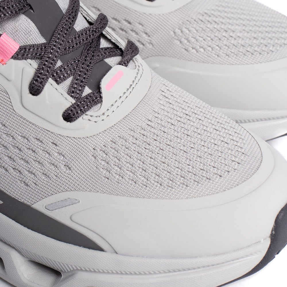 Tênis Feminino Skechers Glide Step Atlus Cinza/Rosa Cinza 5