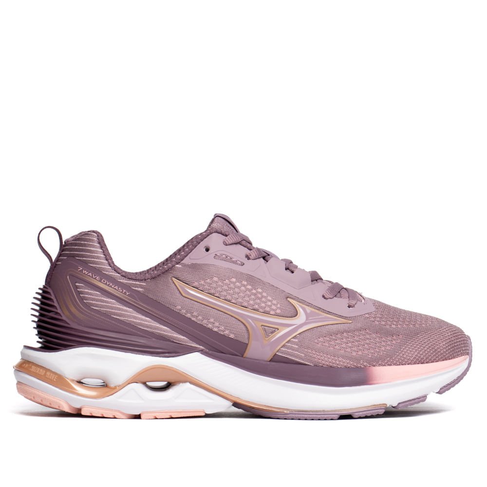 Tênis Feminino Mizuno Wave Dynasty 7 Mesh Roxo Claro