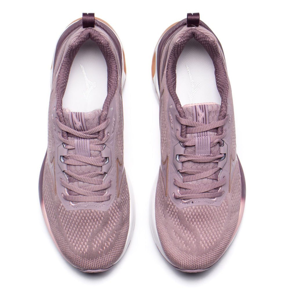 Tênis Feminino Mizuno Wave Dynasty 7 Mesh Roxo Claro Roxo 4