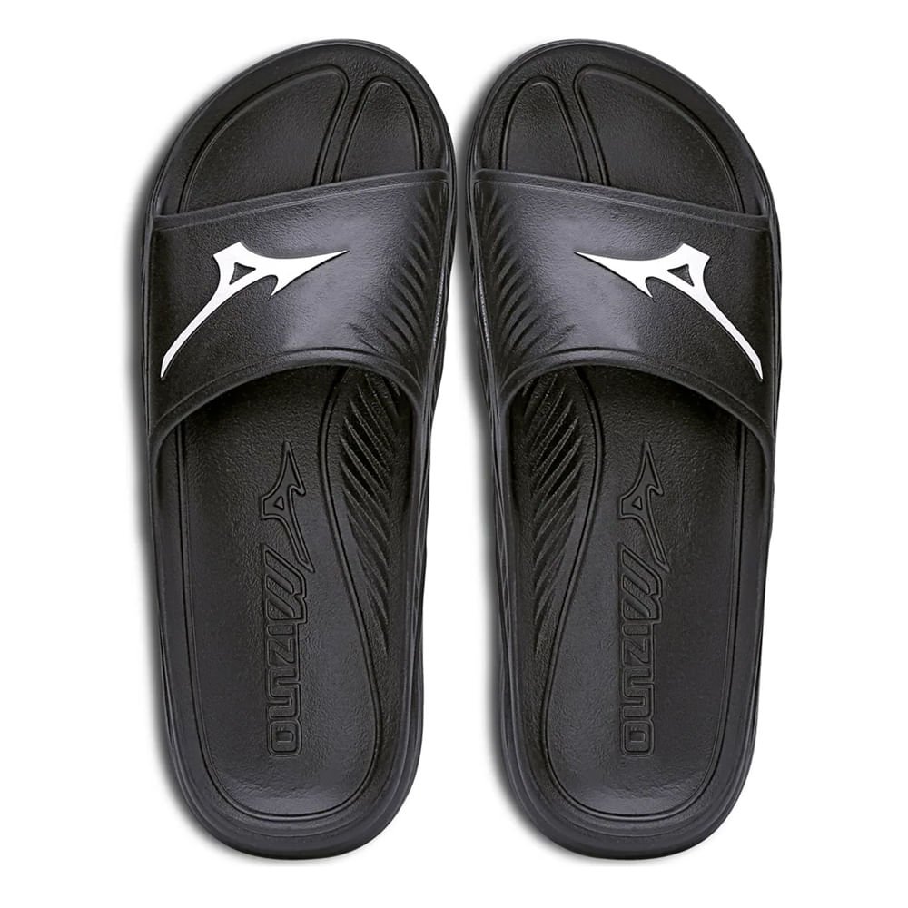 Chinelo Slide Unissex Mizuno Enerzy EVA Preto/Branco