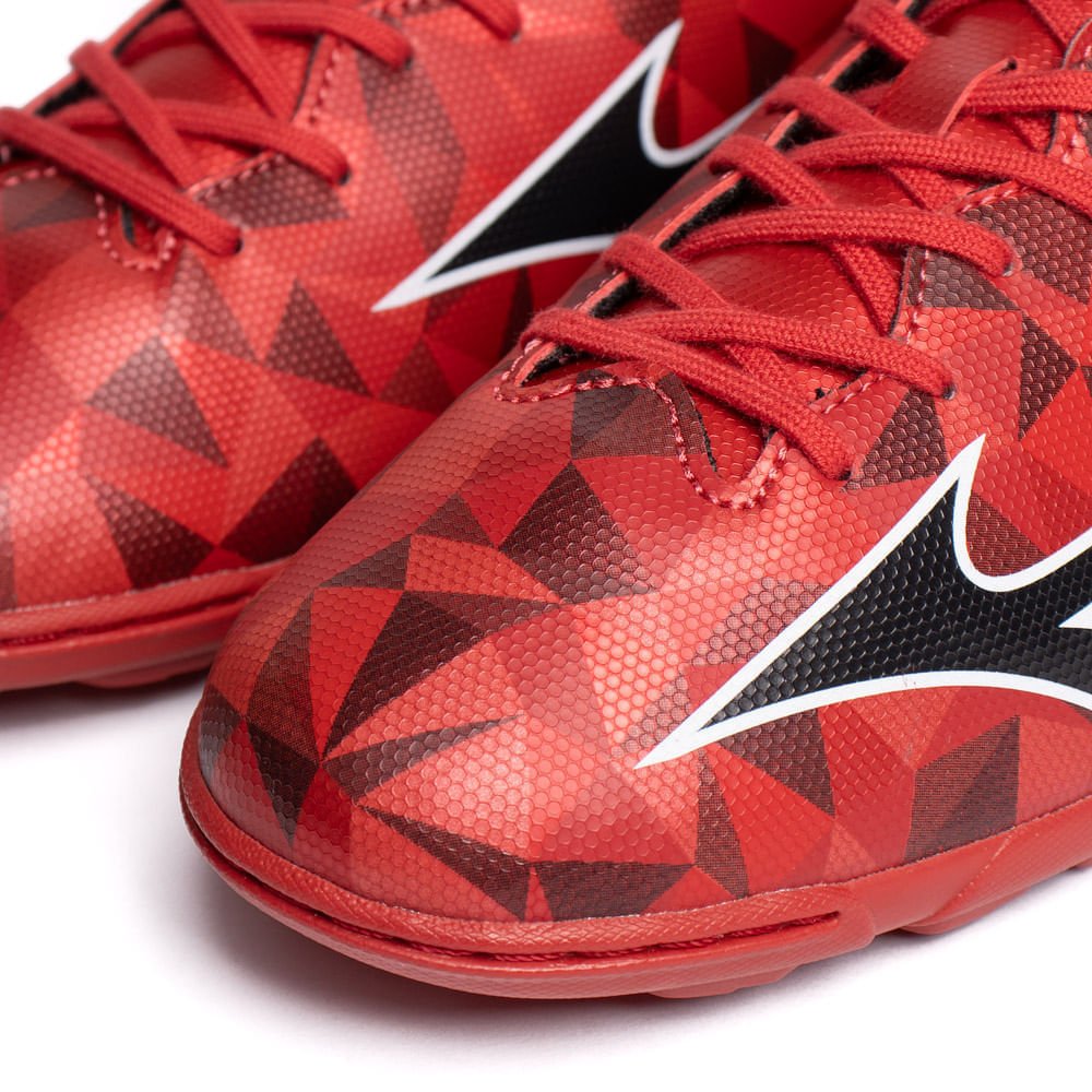 Chuteira Society Mizuno II Select AS Vermelho/Dourado Vermelho 5