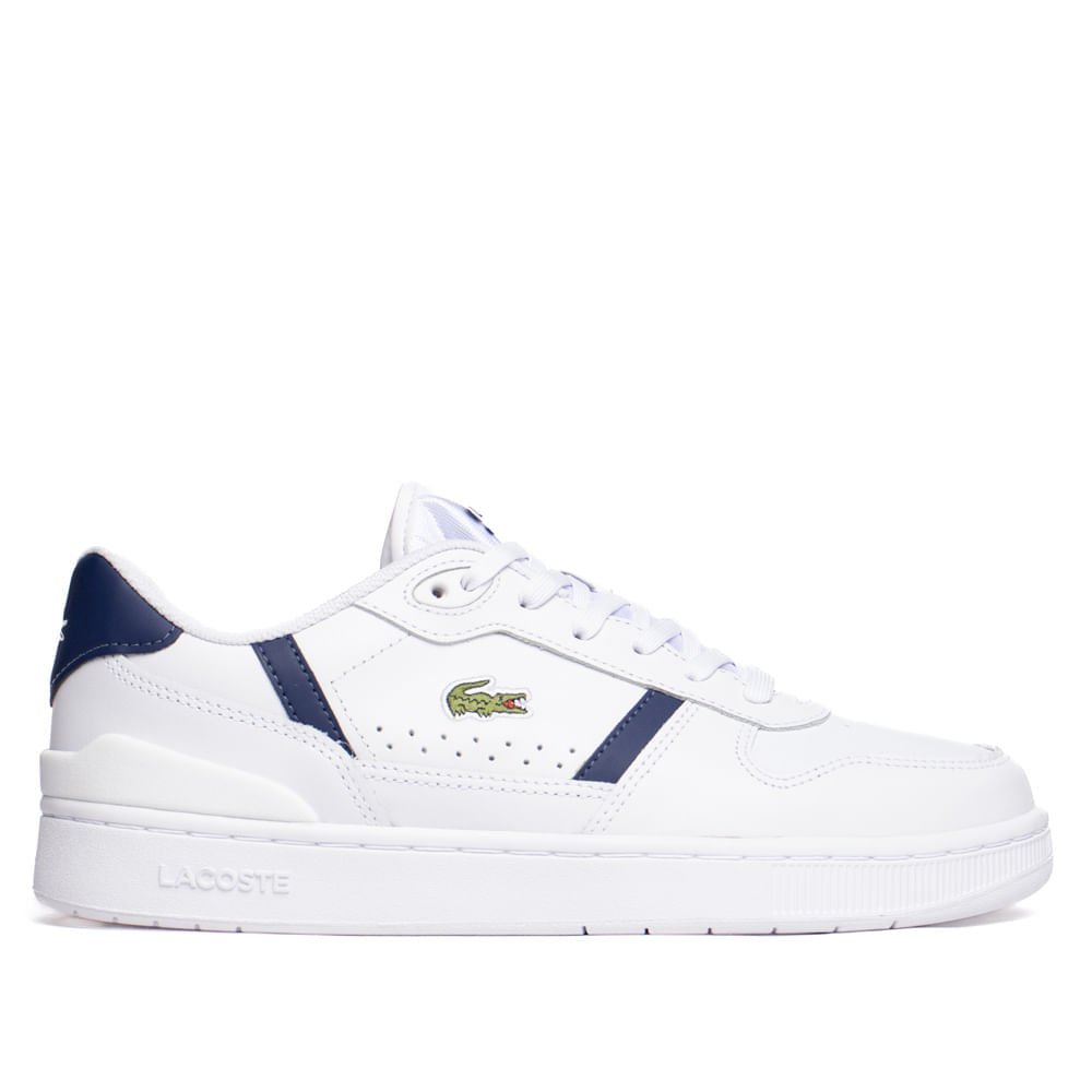 Tênis Masculino Lacoste T-Clip Set Ortholite Branco/Marinho