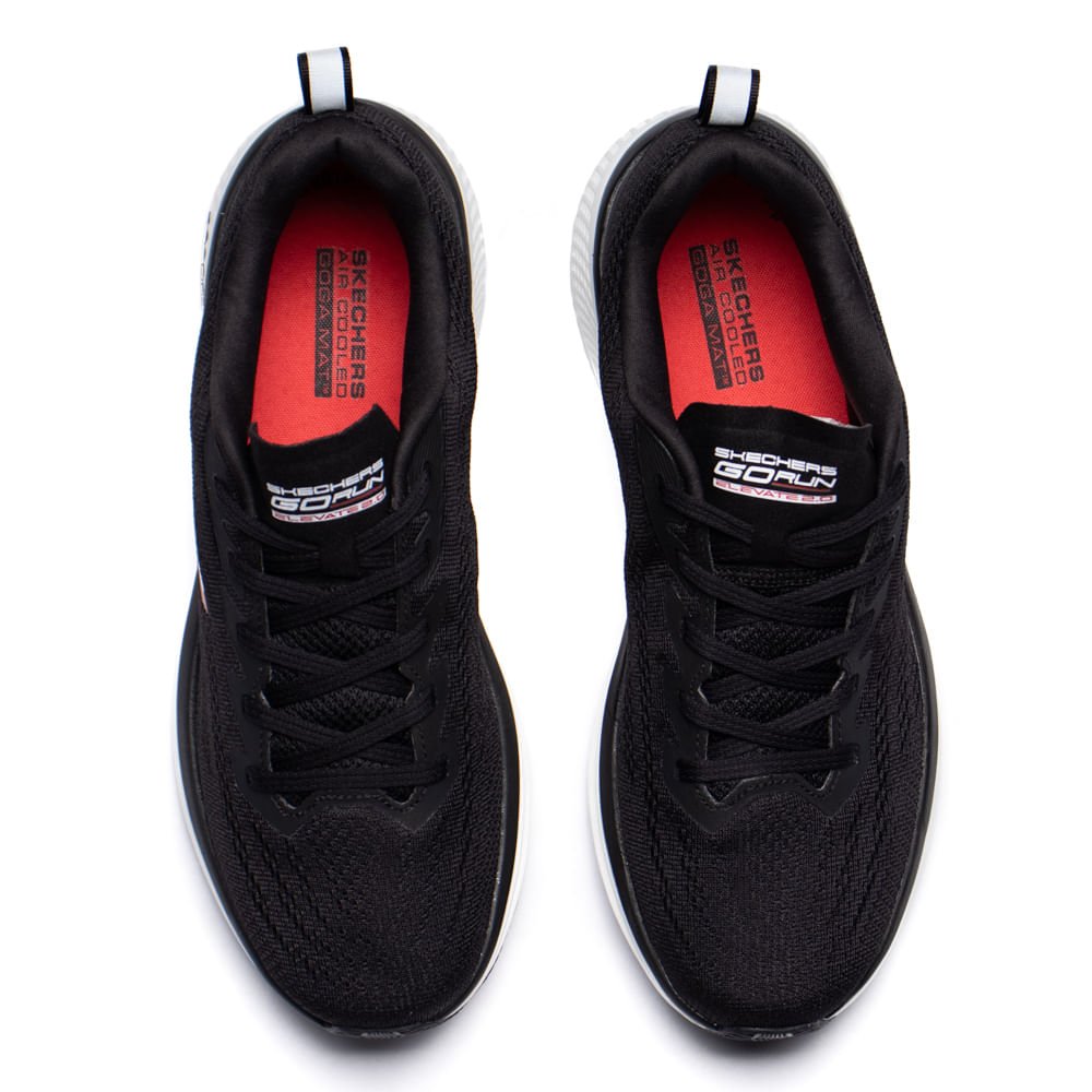 Tênis Masculino Skechers Go Run Elevate 2.0 Preto/Vermelho Preto/Vermelho 8