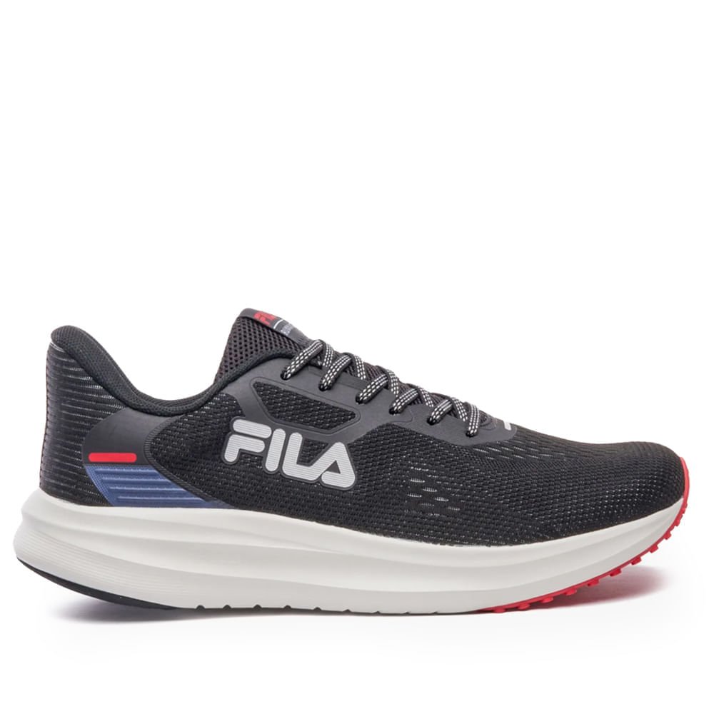 Tênis Masculino Fila Fastness Mesh  Preto/Cinza