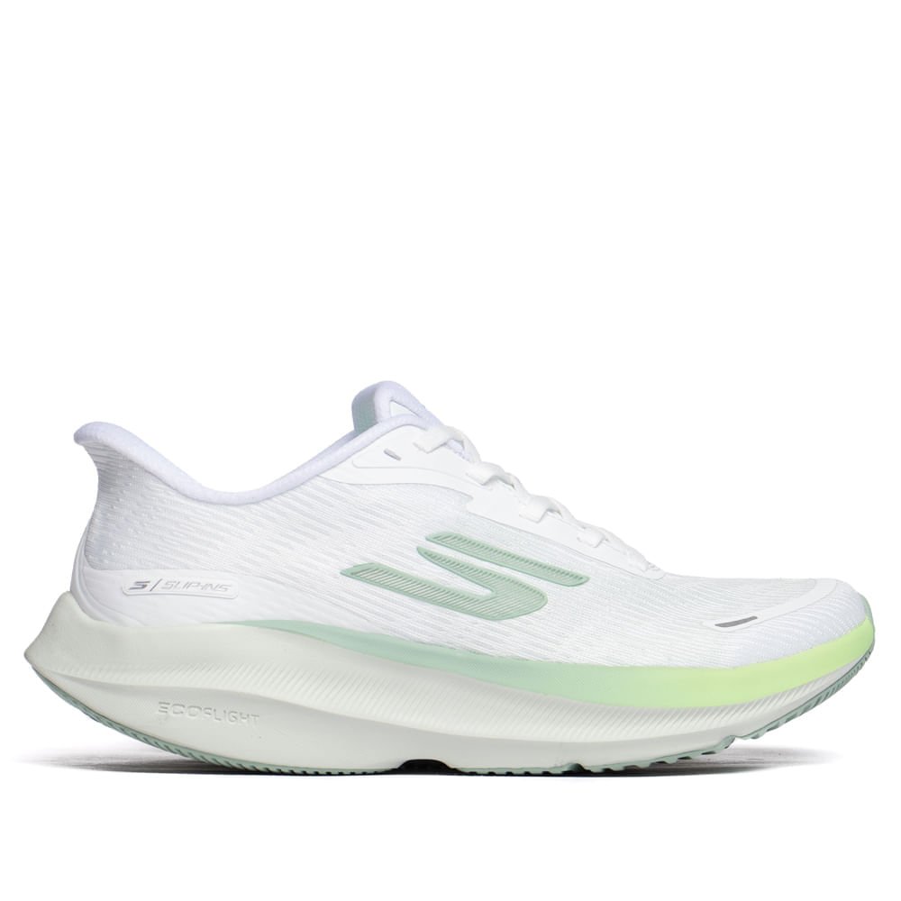 Tênis Feminino Skechers Aero Pulse Branco/Verde Claro
