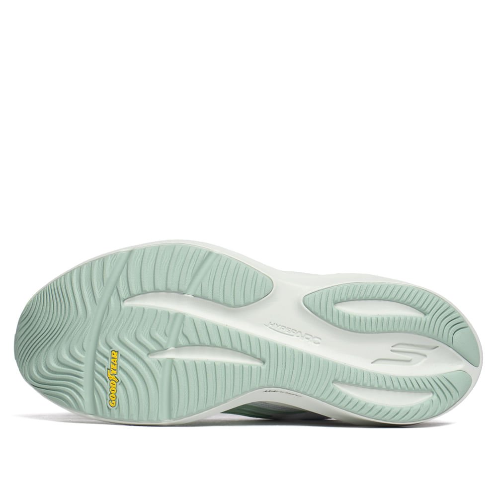 Tênis Feminino Skechers Aero Pulse Branco/Verde Claro Branco/Verde 2